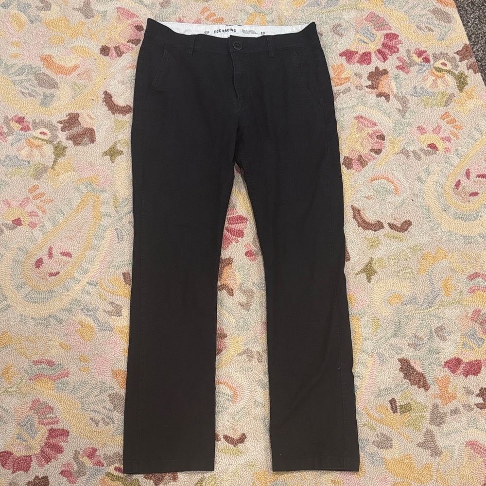 Fox Men's Black Chinos